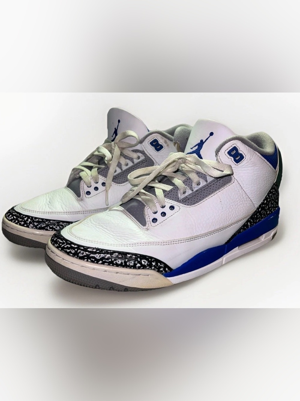 Air Jordan 3 Retro Racer Blue Men’s 11 Athletic Shoes